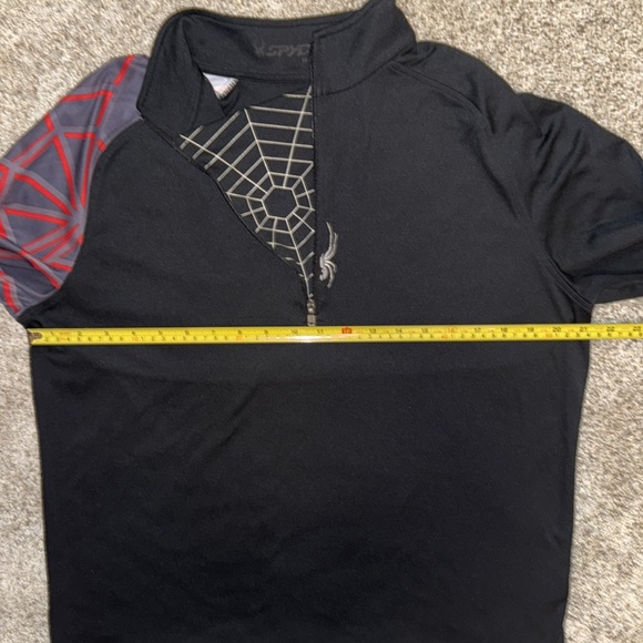 Men’s Spyder 1/4 Zip Dri Fit Shirt Sz M - Picture 3 of 7